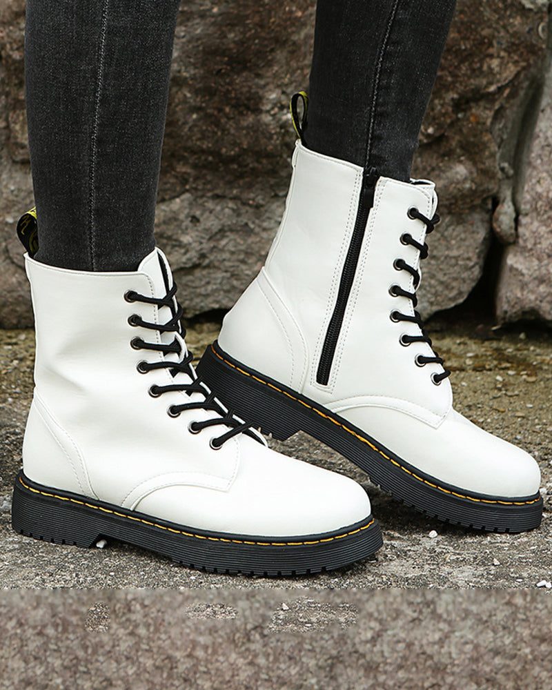 Bryndal | Damen Schnürstiefeletten mit Plateausohle - Black - Image 5