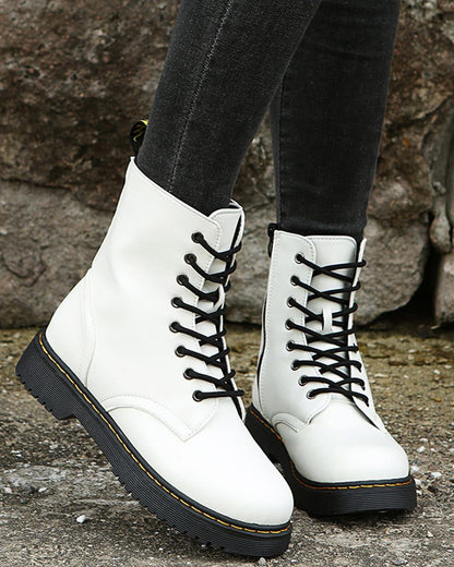 Bryndal | Damen Schnürstiefeletten mit Plateausohle - Black - Image 6