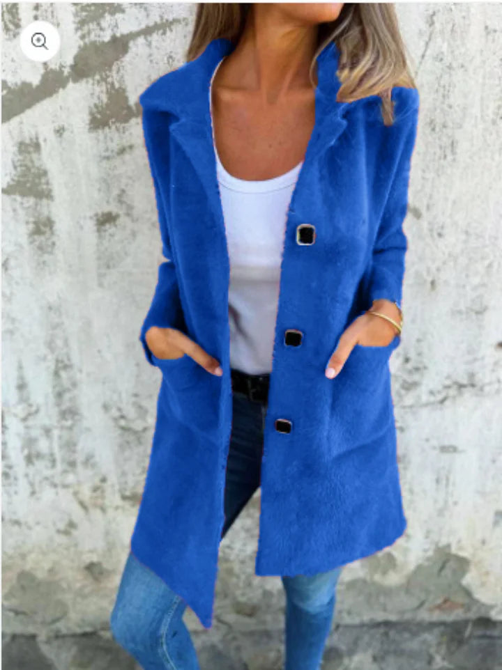 Mantel Damen | Dick & Warm mit Revers 6
