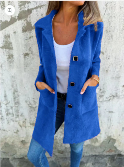 Mantel Damen | Dick & Warm mit Revers 6