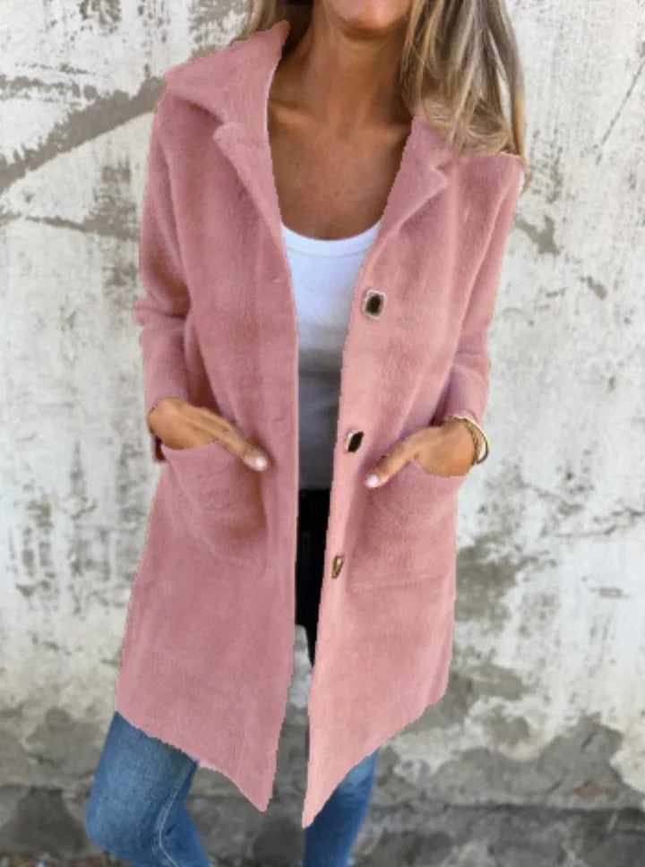 Mantel Damen | Dick & Warm mit Revers 4