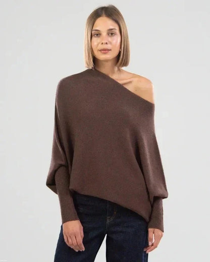 Pullover Damen Oversized | Asymmetrisch Drapiert 10