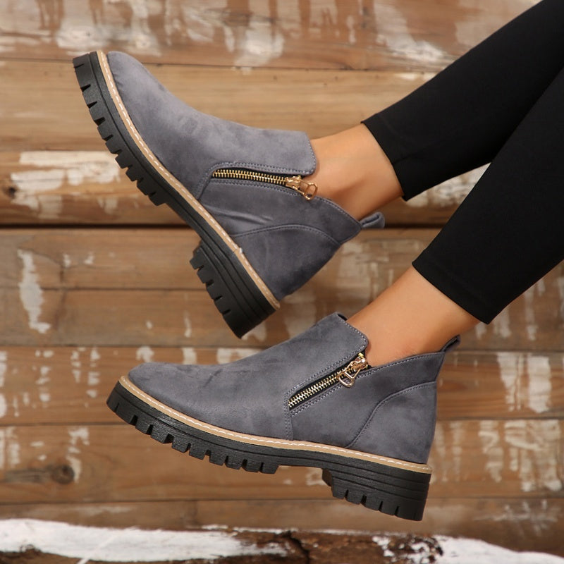 Plateau Stiefeletten Damen | Bequemer Halt & Sicherer Tritt 9