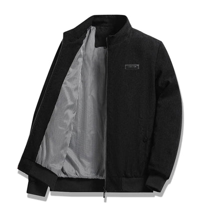 Herren Corduroy Jacke Gefüttert Workwear Übergangsjacke 3