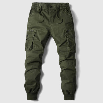 Caelan | Herren Cargo Jogger Hose mit Cargotaschen - Khaki - Image 6