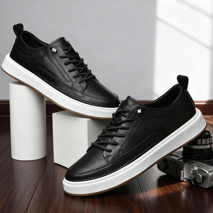 Caius | Herren Low-Top Schnürschuhe Sneaker - Black - Image 3