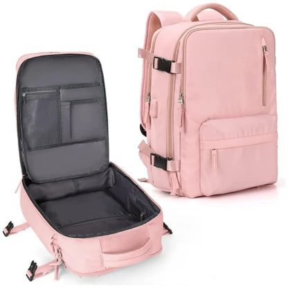 Damen Rucksack USB Anschluss Großes Fassungsvermögen 13