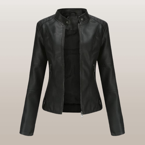 Kurzjacke Damen | Taillierter Schnitt & Stehkragen 1