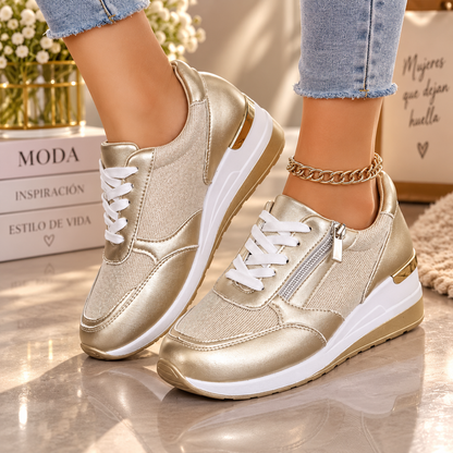Sneaker Damen | Reißverschluss & Komfortsohle 1