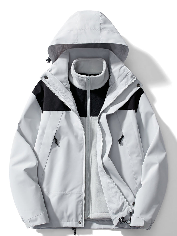 3-in-1 Outdoorjacke Damen | Wasserdicht & Winddicht 3