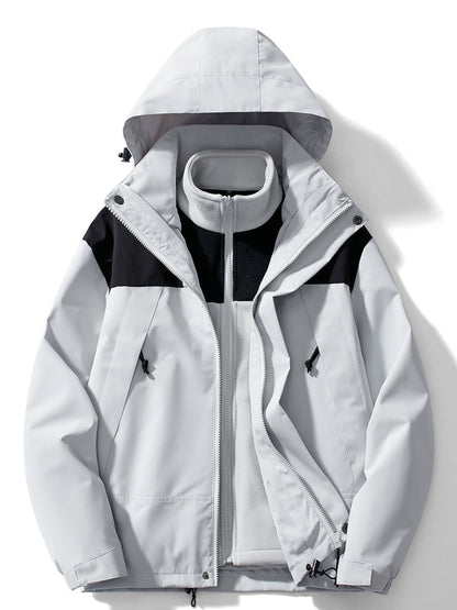 3-in-1 Outdoorjacke Damen | Wasserdicht & Winddicht 3