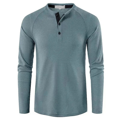 Herren Langarmhemd Knopfleiste Regular Fit Freizeithemd 10