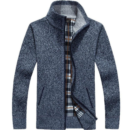 René | Winddichter Pullover mit Innenfutter