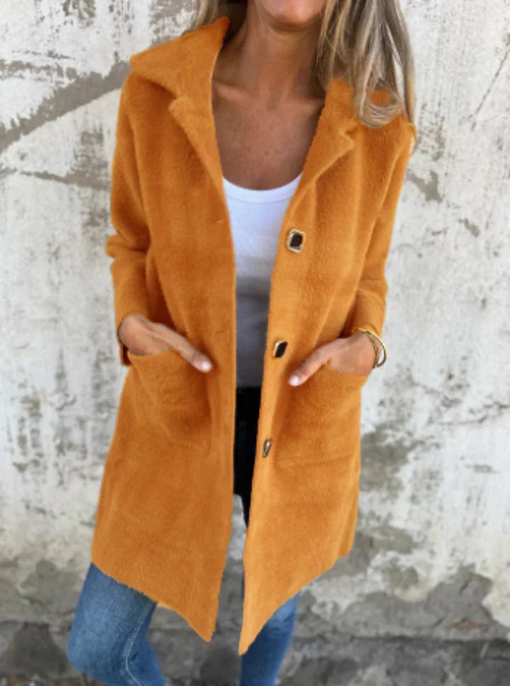 Mantel Damen | Dick & Warm mit Revers 3