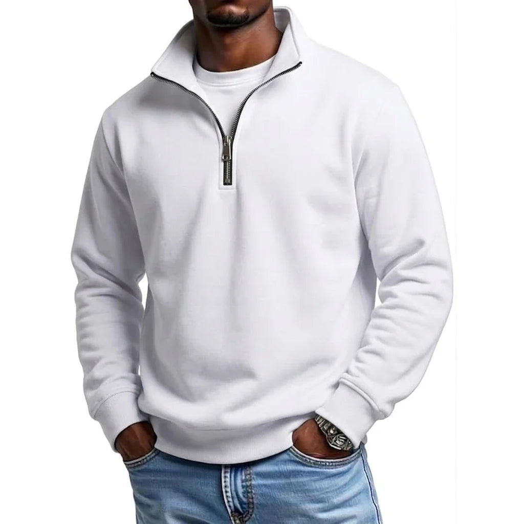 Sweatshirt Herren mit Quarter Zip | Sportlich & Bequem 3