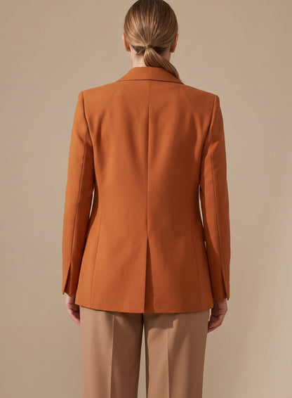 Damen Schlaghosen-Blazer-Anzug elegant zweiteiler