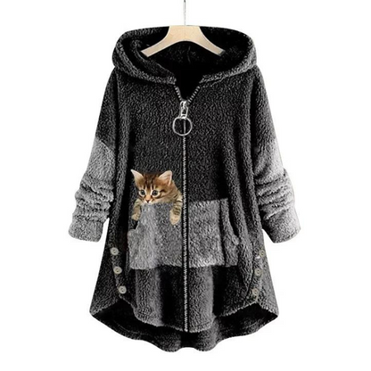Plüsch-Hoodie Damen | Kuschelig Weich & Warm 2