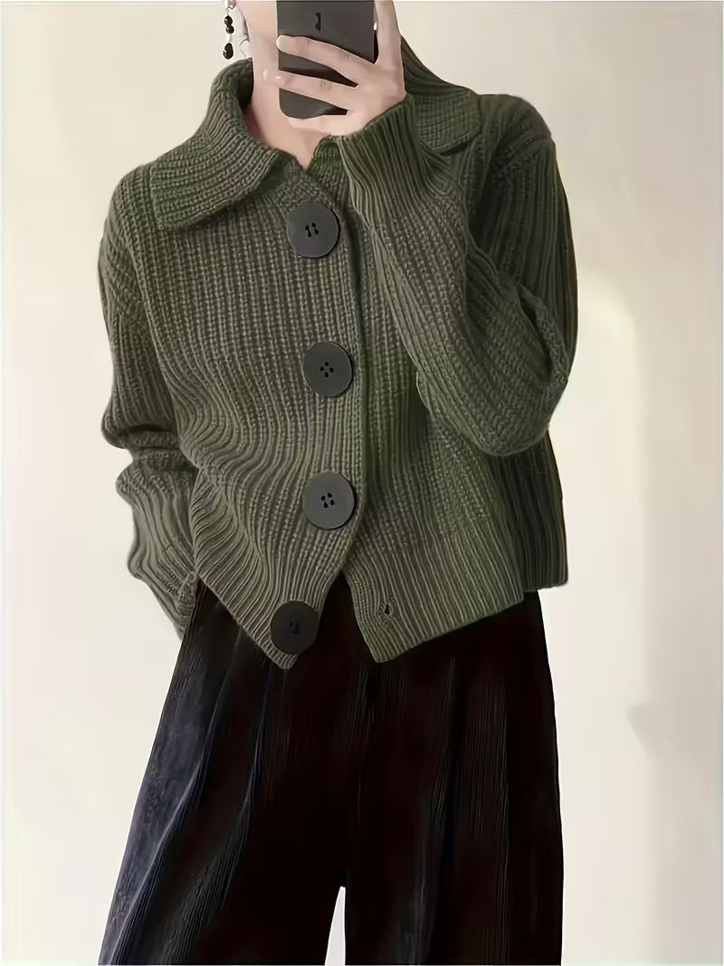 Strickpullover Damen | Mit Großen Knöpfen 2