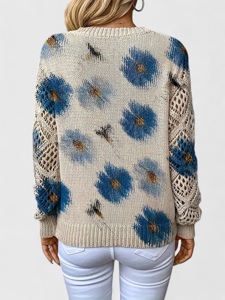 Pullover Damen | Florales Muster & Weicher Tragekomfort 5
