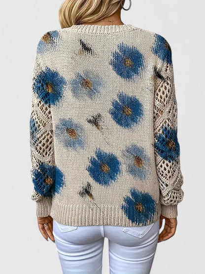Pullover Damen | Florales Muster & Weicher Tragekomfort 5