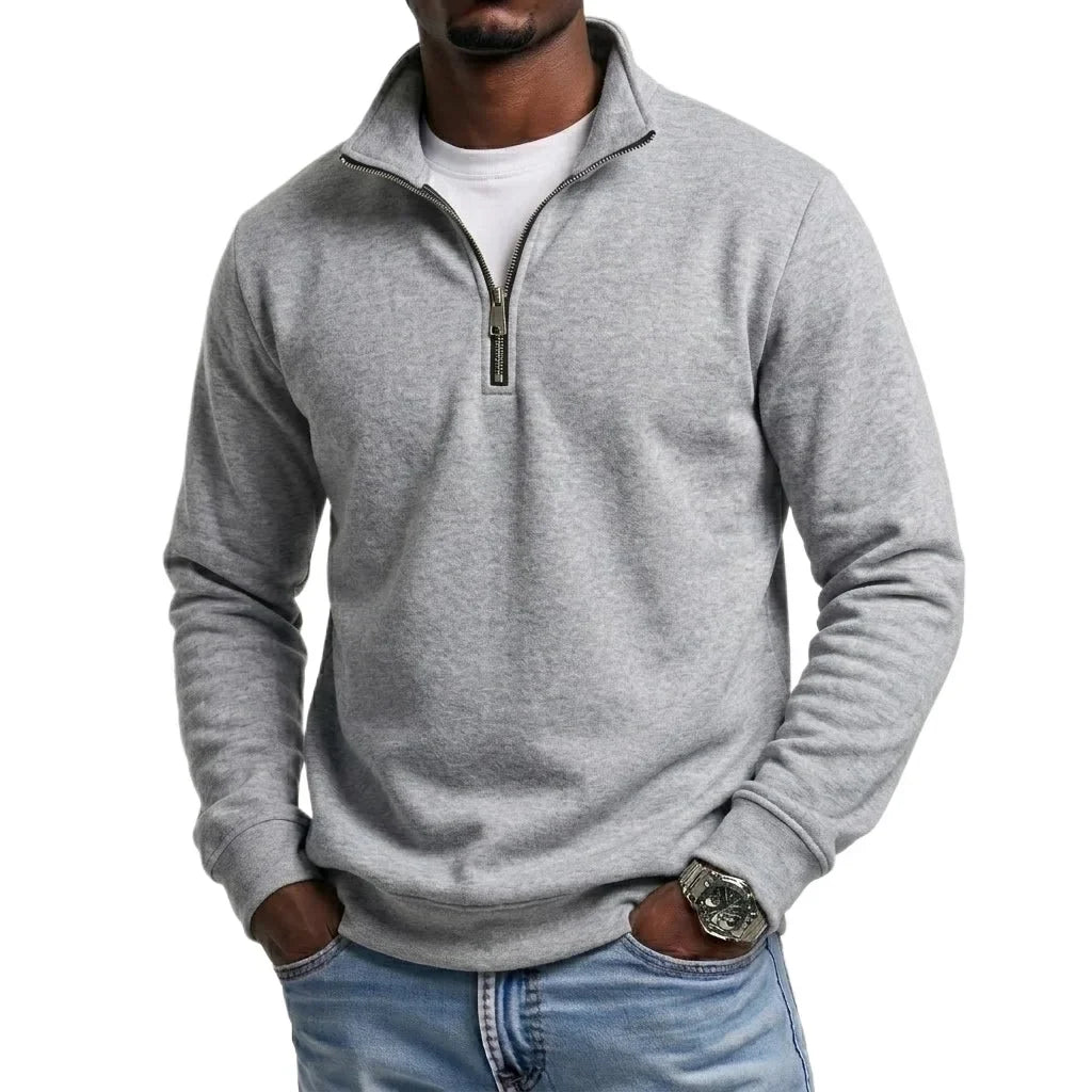Sweatshirt Herren mit Quarter Zip | Sportlich & Bequem 1