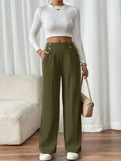 High-Waist-Hose Damen | Taillenbetonend & Fließend 10