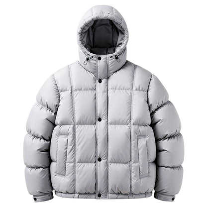 Haven | Hooded Down Puffer Jacket for Men – Casual Loose Fit