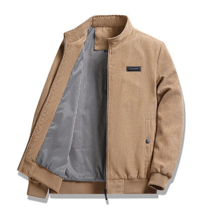 Herren Corduroy Jacke Gefüttert Workwear Übergangsjacke 1