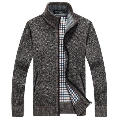 René | Winddichter Pullover mit Innenfutter