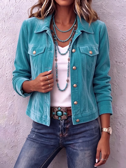 Jeansjacke Damen | Vintage-Waschung & Knopfleiste 5