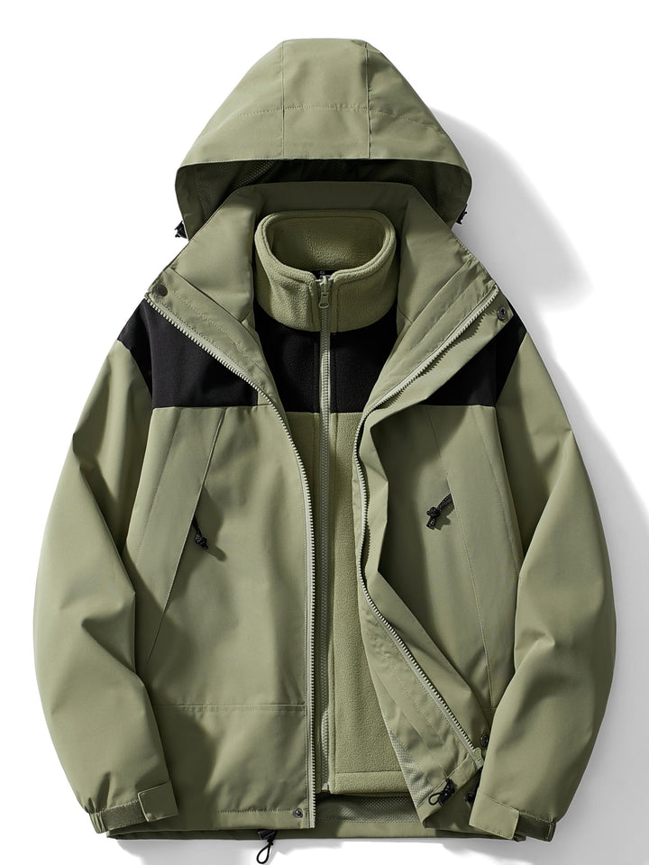 3-in-1 Outdoorjacke Damen | Wasserdicht & Winddicht 1