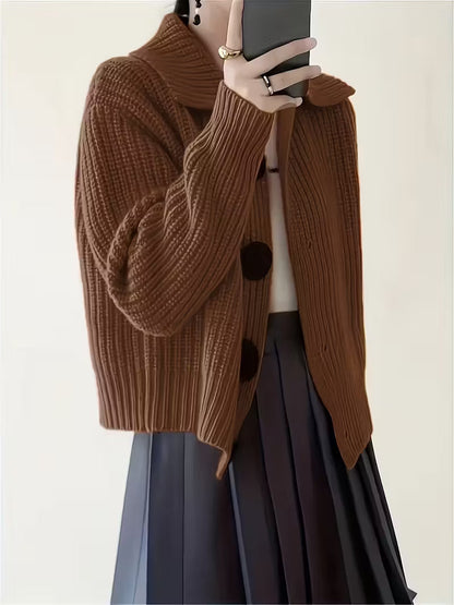 Strickpullover Damen | Mit Großen Knöpfen 6