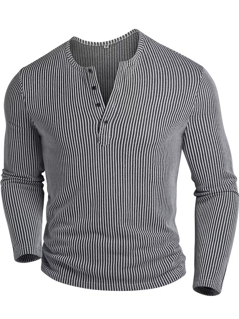 Henley Hemd Herren | Warm & Robust 5