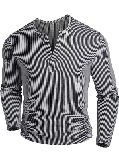 Henley Hemd Herren | Warm & Robust 5