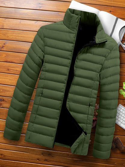 Edvald | Herren Leichte Steppjacke Winterjacke - Mustard - Image 22