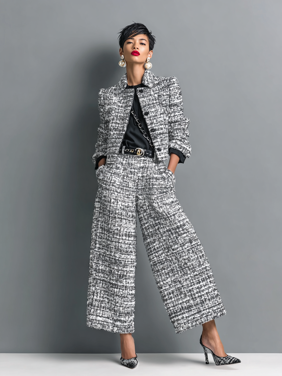 Hosenanzug Damen | Elegantes Zweiteiler-Set 2