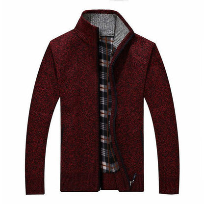 René | Winddichter Pullover mit Innenfutter