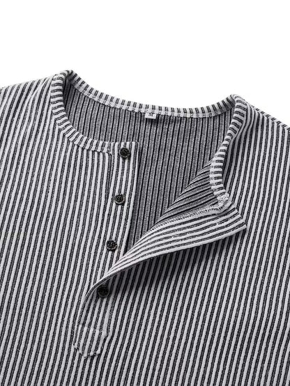 Henley Hemd Herren | Warm & Robust 7