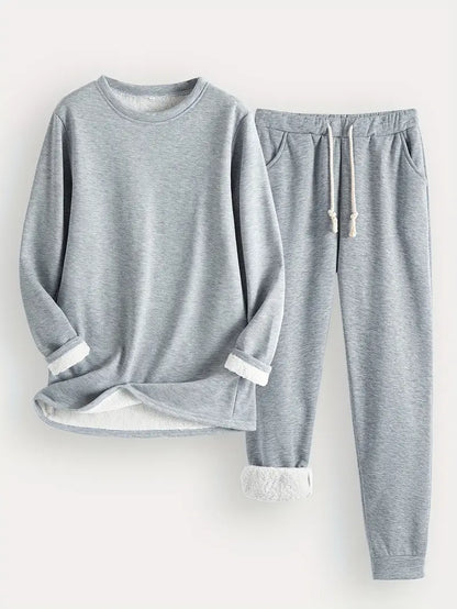 Gerdlotte | Damen Hausanzug Set Relaxed Fit - Blue - Image 7