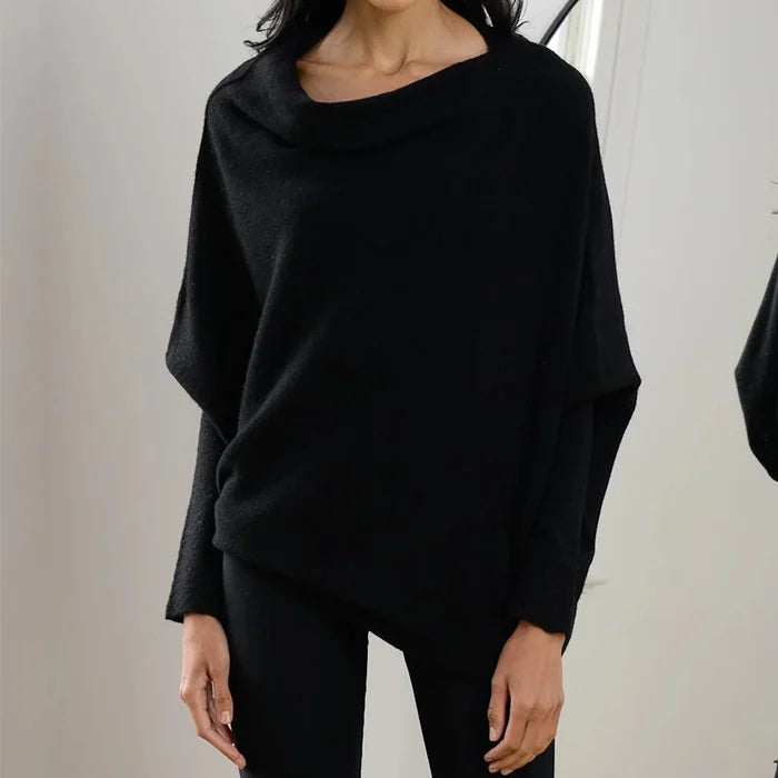 Pullover Damen Oversized | Asymmetrisch Drapiert 3