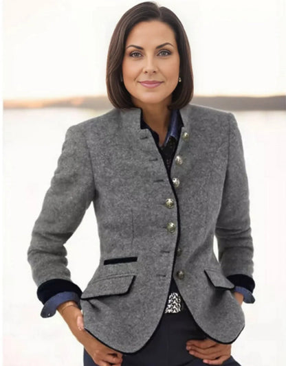 Damen Kurze Winterjacke Wärmeisolierend Körpernah Winter 2