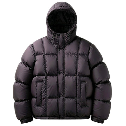 Haven | Hooded Down Puffer Jacket for Men – Casual Loose Fit