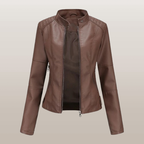 Kurzjacke Damen | Taillierter Schnitt & Stehkragen 2