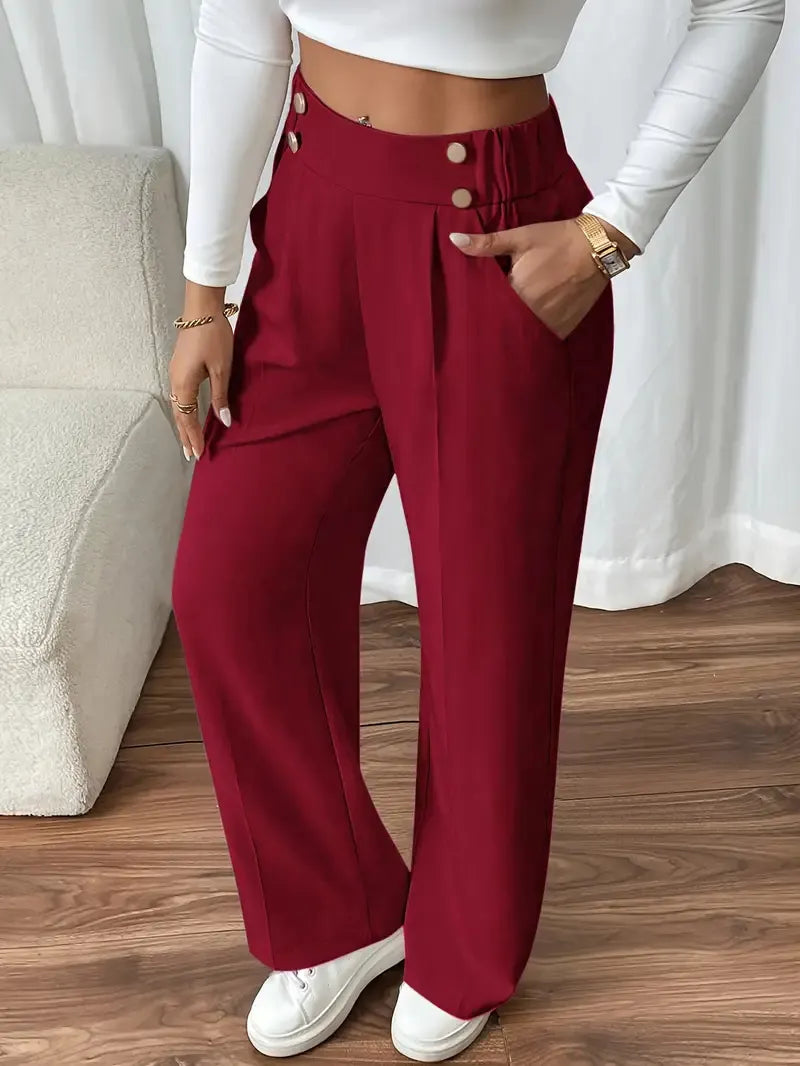 High-Waist-Hose Damen | Taillenbetonend & Fließend 13