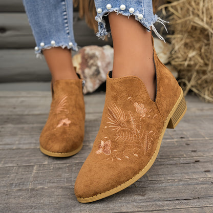 Fennrike | Damen Stiefeletten mit Stickerei - Image 11
