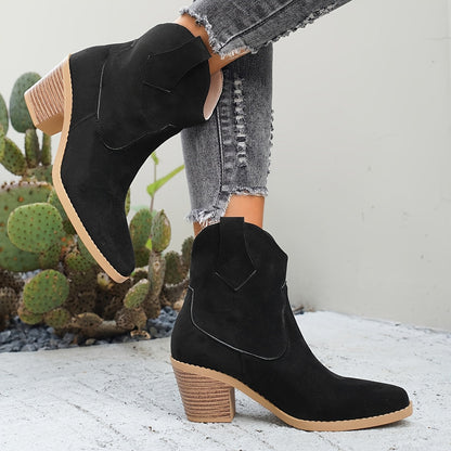 Franka | Damen Chelsea Ankle Boot mit Blockabsatz, 70 - Taupe - Image 6