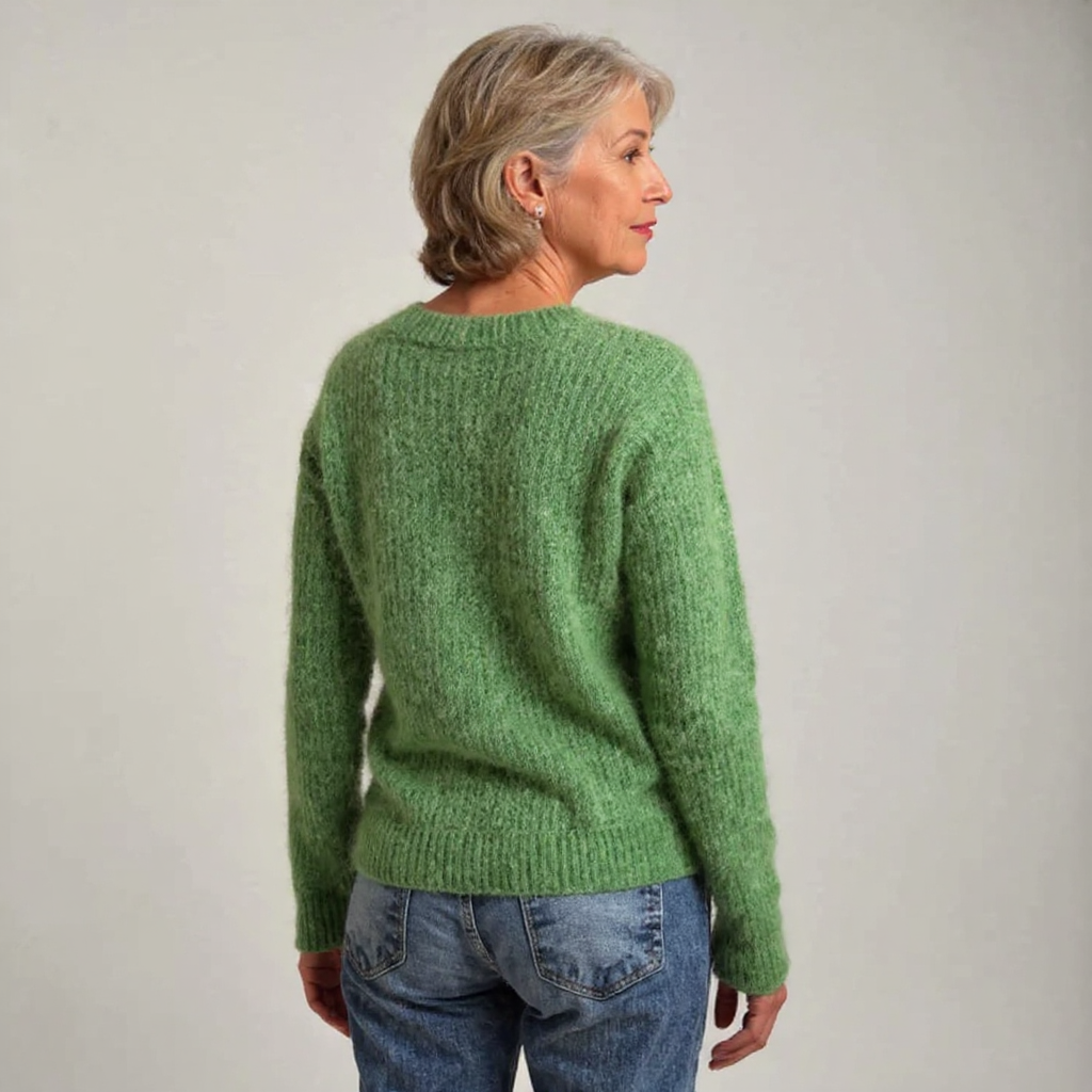 Strickpullover Damen | Vintage Muster & Kuschelig Weich 2