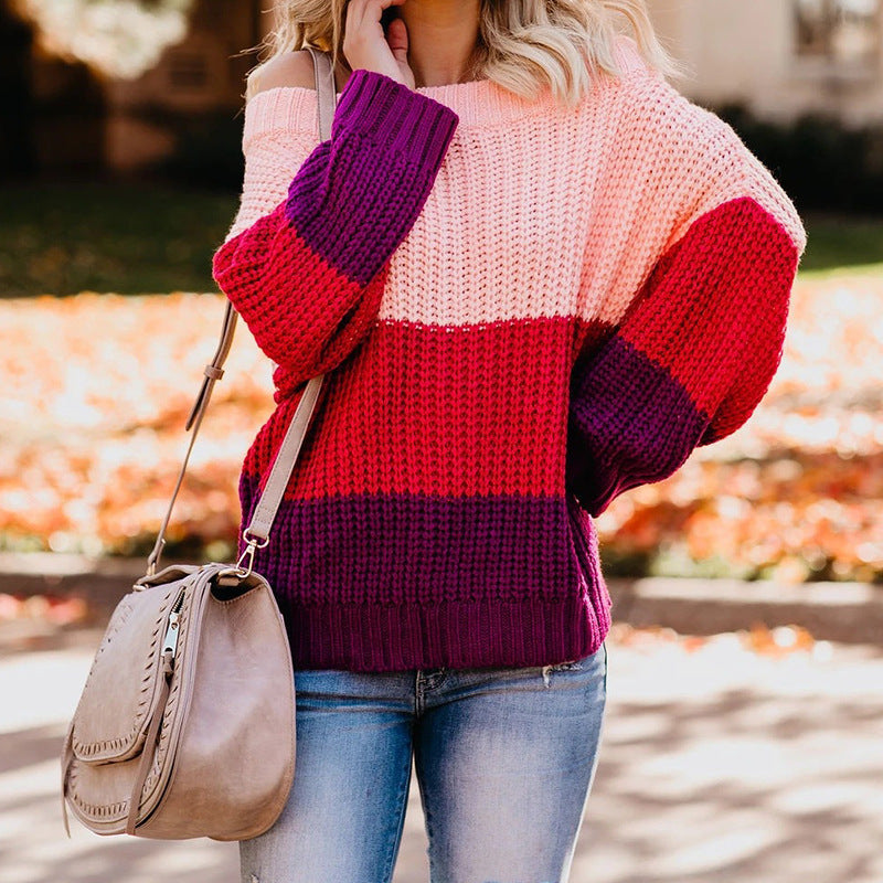 Freymund | Damen Strickpullover Off-Shoulder Oversize - Image 4