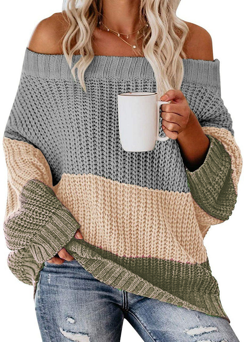 Freymund | Damen Strickpullover Off-Shoulder Oversize - Image 6