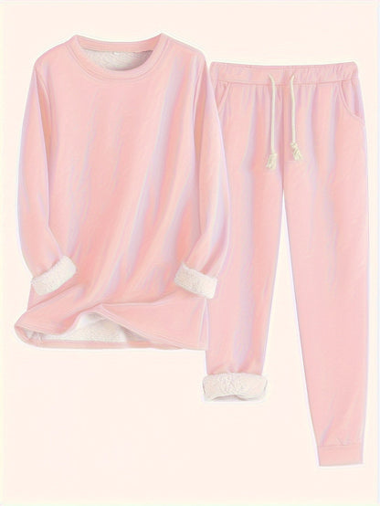 Gerdlotte | Damen Hausanzug Set Relaxed Fit - Blue - Image 5